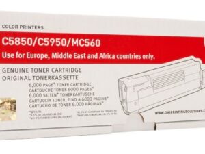 Оригинальный лазерный тонер-картридж Oki 43865741/43865721 для Oki C5850/ C5950/ MC560, желтый, 6000 страниц Оригинальный лазерный тонер-картридж Oki 43865741/43865721 для Oki C5850/ C5950/ MC560, желтый, 6000 страниц