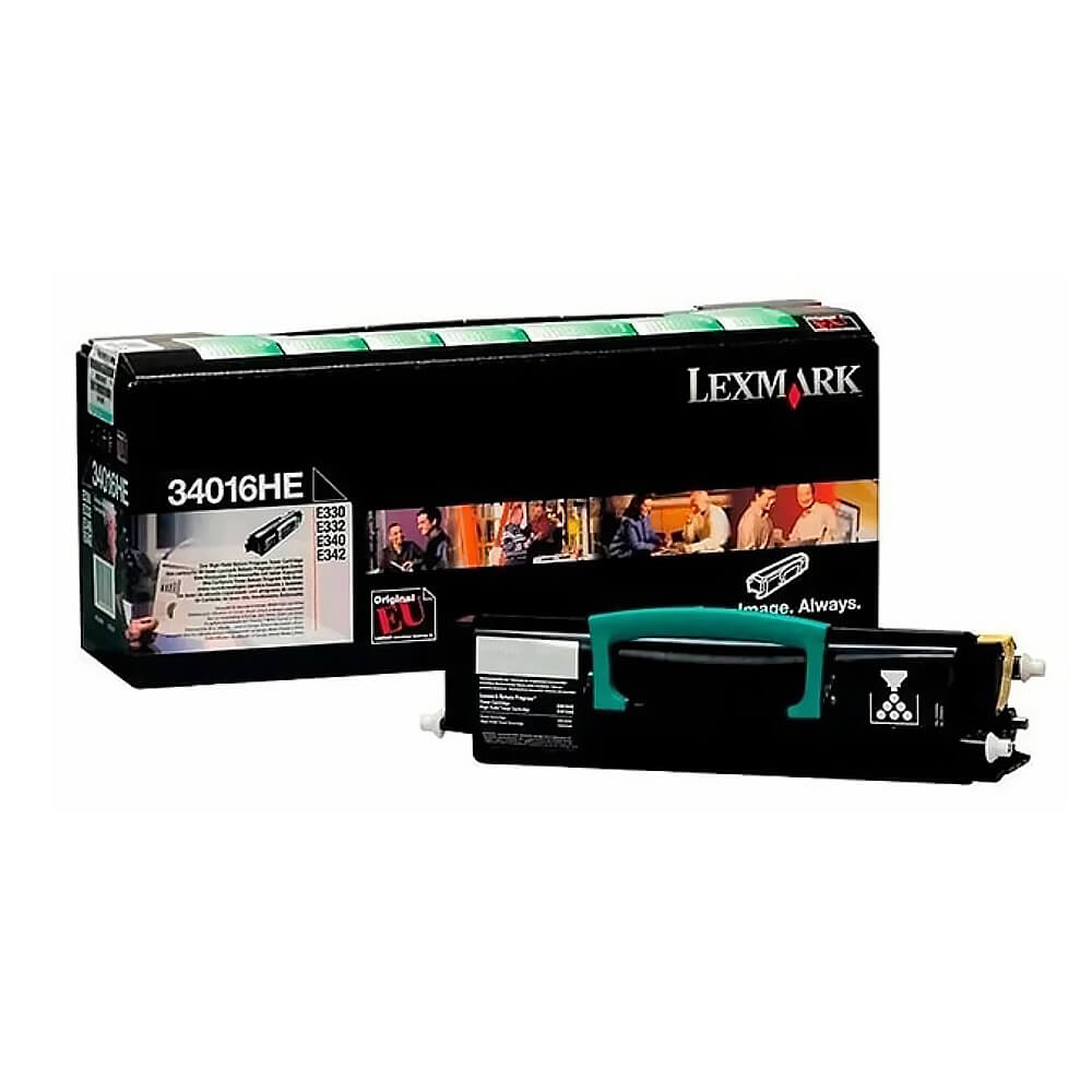 Оригинальный лазерный картридж Lexmark 34016HE для Lexmark E330/ E332n/ E332tn/ E340/ E342n/ E342tn, черный, 6000 страниц Оригинальный лазерный картридж Lexmark 34016HE для Lexmark E330/ E332n/ E332tn/ E340/ E342n/ E342tn, черный, 6000 страниц
