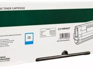 Оригинальный лазерный картридж Oki 44844627/44844615 для Oki C822/C822n/C822dn, голубой, 7300 страниц