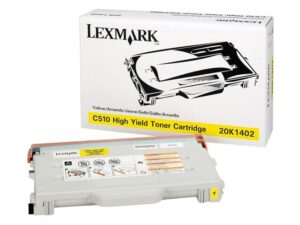 Оригинальный лазерный картридж Lexmark 20K1402 для Lexmark C510, желтый, 6600 страниц