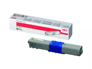 Оригинальный лазерный картридж Oki 44469714/44469704 для Oki C310/ C330/ C510/ C530/ MC351/ MC361/ MC561, желтый, 2000 страниц
