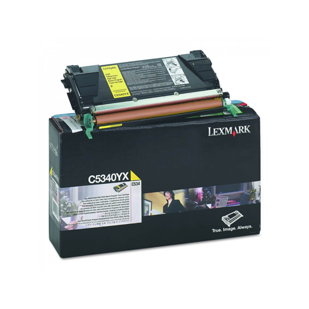 Оригинальный лазерный картридж Lexmark C5340YX для Lexmark C534, Return Program, желтый, 7000 страниц Оригинальный лазерный картридж Lexmark C5340YX для Lexmark C534, Return Program, желтый, 7000 страниц