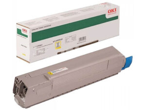 Оригинальный лазерный картридж Oki 44059169/44059165 для Oki C810/C830, желтый, 7300 страниц