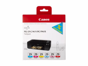 Оригинальный набор струйных картриджей Canon 4873B005 PGI-29 CMY/PC/PM/R Multi для Canon Pixma Pro 1, цветной, 6 шт. х 36 мл.