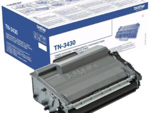 Оригинальный лазерный картридж Brother TN-3430 (TN3430) для Brother HLL5000/5100/5200/ 6250/6300/6400/ DCP5500/6600/ MFC5750/6800/6900, черный, 3000 страниц