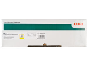 Оригинальный лазерный картридж Oki 44844625/44844613 для Oki C822dn/ C822n, желтый, 7300 страниц