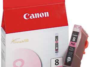 Оригинальный струйный картридж Canon CLI-8PM 0625B001 для Canon PIXMA-iP6600, iP6700, MP970, Pro 9000, пурпурный, 450 страниц Оригинальный струйный картридж Canon CLI-8PM 0625B001 для Canon PIXMA-iP6600, iP6700, MP970, Pro 9000, пурпурный, 450 страниц