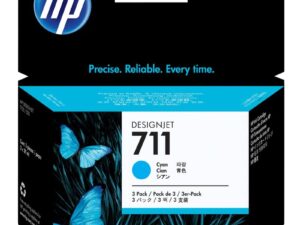 Оригинальный струйный картридж HP 711 CZ134A для HP Designjet T120 610, голубой, 3*29 мл.
