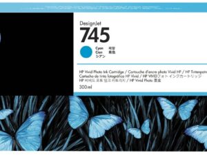 Оригинальный струйный картридж HP 745 F9K03A для HP DesignJet Z2600/ Z5600, голубой, 300 мл Оригинальный струйный картридж HP 745 F9K03A для HP DesignJet Z2600/ Z5600, голубой, 300 мл