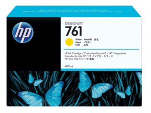 Оригинальный струйный картридж HP 761 CM992A для HP Designjet T7100, желтый, 400 мл.