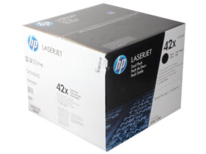 Оригинальный лазерный картридж HP 42X Q5942XD для HP Color LaserJet CP6015n/ CP6015dn/ CP6015de/ CP6015dne/ CP6015x/ CP6015xh, черный, 2x20000 страниц