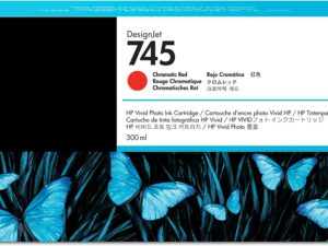 Оригинальный струйный картридж HP 745 F9K06A для HP DesignJet Z2600/ Z5600, красный хром, 300 мл. Оригинальный струйный картридж HP 745 F9K06A для HP DesignJet Z2600/ Z5600, красный хром, 300 мл.