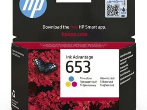 Оригинальный струйный картридж HP 653 3YM74AE для HP DeskJet 6075/ 6400/ Ink Advantage 2875/ 2876/ 2878/ 4276/ 4278, цветной, 200 страниц