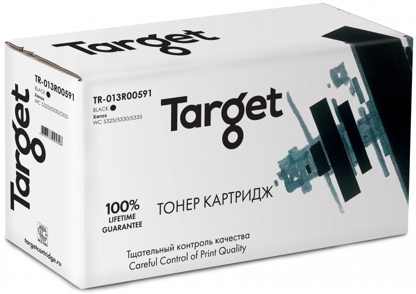 Драм-картридж TARGET совместимый Xerox 013R00591 для WC 5325/5330/5335, 90k Драм-картридж TARGET совместимый Xerox 013R00591 для WC 5325/5330/5335, 90k