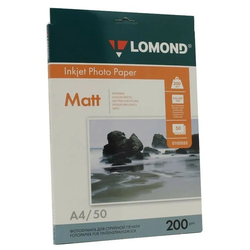 0102033 Фотобумага LOMOND Двусторонняя Матовая/Матовая A4/200/50л. 0102033 Фотобумага LOMOND Двусторонняя Матовая/Матовая A4/200/50л.