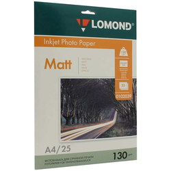 0102039 Фотобумага LOMOND Двусторонняя Матовая/Матовая A4/130/25л. 0102039 Фотобумага LOMOND Двусторонняя Матовая/Матовая A4/130/25л.