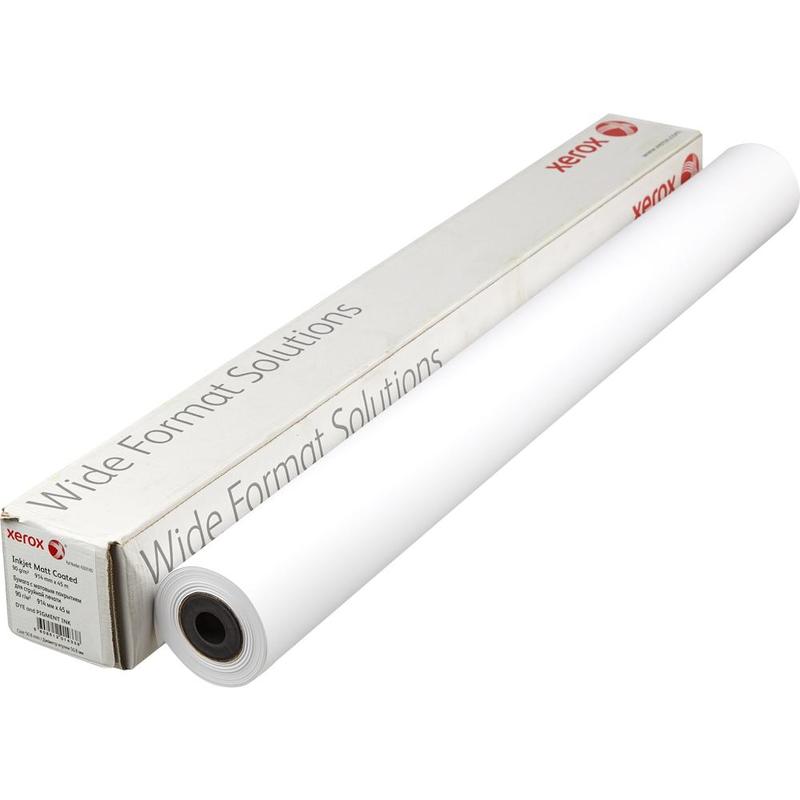 450L91406 Бумага XEROX с матовым покрытием 90 г.,(1.067 х45м.) 450L91406 Бумага XEROX с матовым покрытием 90 г.,(1.067 х45м.)