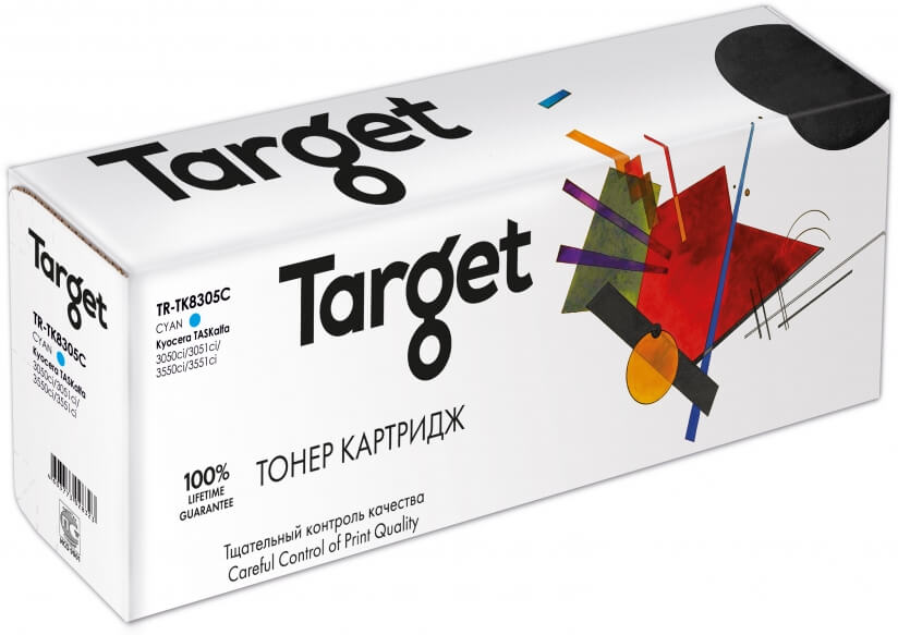 Совместимый картридж TARGET TR-TK8305C Kyocera TK-8305C для Kyocera TASKalfa 3050ci/3051ci/3550ci/3551ci, голубой, 15000 страниц Совместимый картридж TARGET TR-TK8305C Kyocera TK-8305C для Kyocera TASKalfa 3050ci/3051ci/3550ci/3551ci, голубой, 15000 страниц