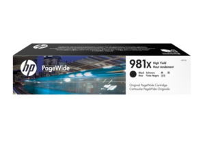 Оригинальный струйный картридж HP 981X L0R12A для HP PageWide Enterprise Color 556dn/ 556xh/ 586dn/ 586f/ 586z, черный, 11000 страниц