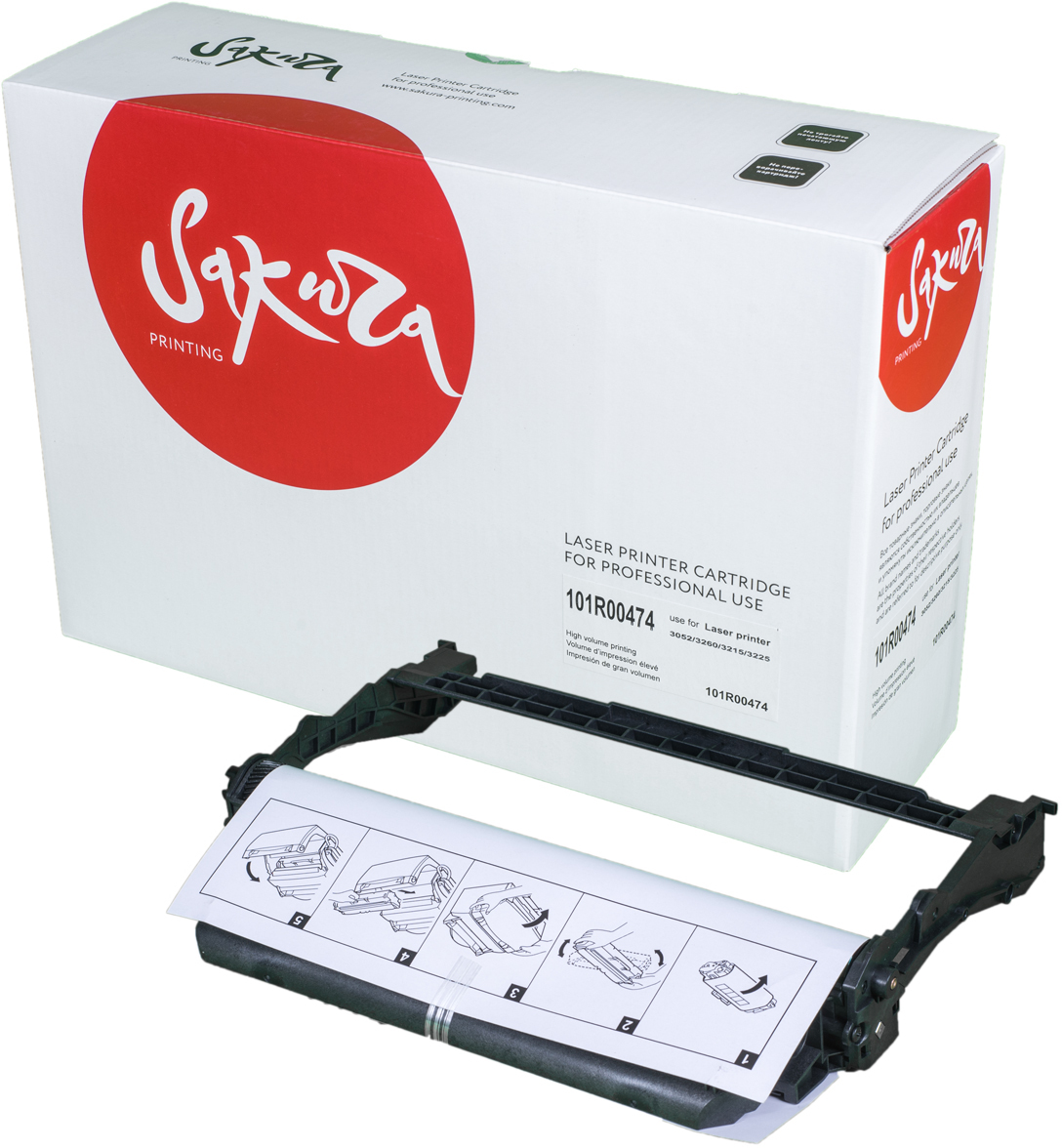Фотобарабан совместимый SAKURA 101R00474 для Xerox Phaser 3052/ 3260/ WC3215/ 3225 совместимый (10K) (SA101R00474) Фотобарабан совместимый SAKURA 101R00474 для Xerox Phaser 3052/ 3260/ WC3215/ 3225 совместимый (10K) (SA101R00474)