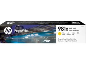Оригинальный струйный картридж HP 981X L0R11A для HP PageWide Enterprise Color 556dn/ 556xh/ 586dn/ 586f/ 586z, желтый, 10000 страниц