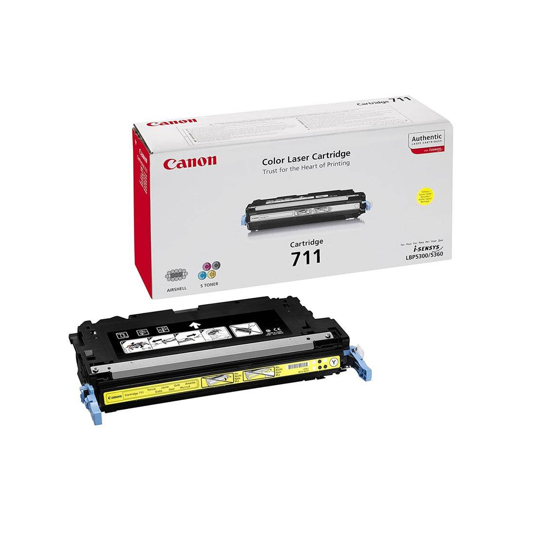 (Спец. цена) Оригинальный картридж желтый Canon 711 Y (1657B002) 6K для Canon I-Sensys LBP5300, LBP5360, MF9130, MF9170, MF9220, MF9280Cdn MF9280 (Спец. цена) Оригинальный картридж желтый Canon 711 Y (1657B002) 6K для Canon I-Sensys LBP5300, LBP5360, MF9130, MF9170, MF9220, MF9280Cdn MF9280