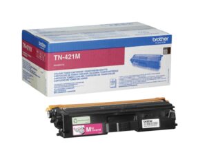 Оригинальный тонер-картридж Brother TN-421M (1 800 стр., пурпурный) для Brother DCP-L8410CDW DCP-L8410, DCP-L8410CDWR, HL-L8260CDW HL-L8260, MFC-L8690CDWR MFC-L8690, MFC-L8900CDW MFC-L8900