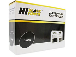 Совместимый лазерный картридж Hi-Black (HB-SP377HE) 9505039 для Ricoh Aficio SP 377DNwX/ SP377SFNwX/ SP377SNwX, черный, 6400 страниц Совместимый лазерный картридж Hi-Black (HB-SP377HE) 9505039 для Ricoh Aficio SP 377DNwX/ SP377SFNwX/ SP377SNwX, черный, 6400 страниц