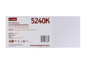 Оригинальный лазерный картридж EasyPrint LK-5240K для Kyocera ECOSYS Р5026cdn/Р5026cdw/M5526cdn/M5526cdw, черный, 4000 страниц