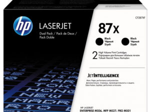 Оригинальный лазерный картридж HP 87X CF287XF для HP LaserJet Enterprise M506dn/ M506x/ M527dn/ M527f/ M527c, чёрный, двойная упаковка 2*18000 страниц Оригинальный лазерный картридж HP 87X CF287XF для HP LaserJet Enterprise M506dn/ M506x/ M527dn/ M527f/ M527c, чёрный, двойная упаковка 2*18000 страниц