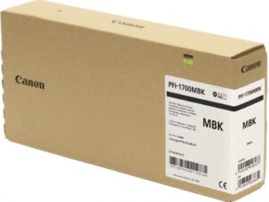 Оригинальный струйный картридж Canon PFI-1700MBK (0774C001) для imagePROGRAF PRO-2000, imagePROGRAF PRO-4000, imagePROGRAF PRO-6000S
