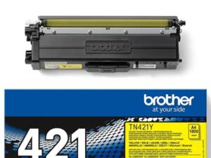 Оригинальный лазерный картридж Brother TN-421Y для DCP-L8410CDW, DCP-L8410CDWR, HL-L8260CDW, HL-L8260CDWR, и др.