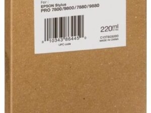 Оригинальный струйный картридж Epson T6032 (C13T603200) для Stylus Pro 7800, Stylus Pro 7880, Stylus Pro 9800, Stylus Pro 9880
