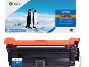 Совместимый лазерный картридж G&G GG-CE250X для HP Color LaserJet CM3530, Color LaserJet CM3530fs, Color LaserJet CP3525, Color LaserJet CP3525dn, и др.