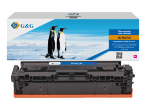 Совместимый лазерный картридж G&G GG-W2213X для HP Color LaserJet Pro M255dw, Color LaserJet Pro M282nw, Color LaserJet Pro M283cdw, Color LaserJet Pro M283fdw
