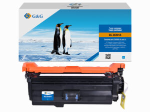 Совместимый лазерный картридж G&G GG-CE401A для HP LaserJet Enterprise 500 M551n, LaserJet Enterprise 500 M570dn, LaserJet Enterprise 500 color M551, LaserJet Enterprise 500 color MFP M575dn