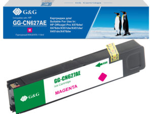 Совместимый струйный картридж G&G GG-CN627AE для HP OfficeJet Pro X451DW, OfficeJet Pro X476DW, OfficeJet Pro X551DW, OfficeJet Pro X576DW, и др.