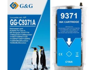 Совместимый струйный картридж G&G GG-C9371A для HP DesignJet T790 ePrinter, DesignJet T1100ps, DesignJet T2300 PostScript eMultifunction, Designjet T610, и др.