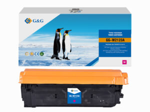 Совместимый лазерный картридж G&G GG-W2123A для HP Color LaserJet Enterprise M554, Color LaserJet Enterprise M554dn, Color LaserJet Enterprise M555, Color LaserJet Enterprise M555dn, и др.