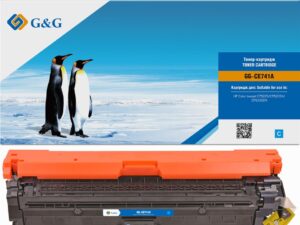 Совместимый лазерный картридж G&G GG-CE271A для HP Color LaserJet Enterprise CP5525dn, Color LaserJet Enterprise CP5525n, Color LaserJet Enterprise CP5525xh