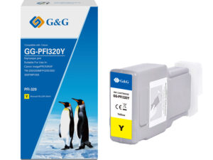 Совместимый струйный картридж G&G GG-PFI320Y для Canon imagePROGRAF TM-200, imagePROGRAF TM-205, imagePROGRAF TM-300, imagePROGRAF TM-305