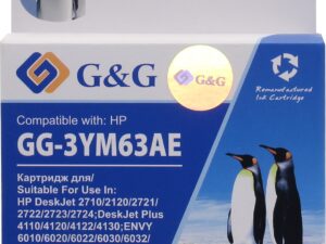 Совместимый струйный картридж G&G GG-3YM63AE для HP DeskJet 2710, DeskJet 2120, DeskJet 2721, DeskJet 2722, и др. Совместимый струйный картридж G&G GG-3YM63AE для HP DeskJet 2710, DeskJet 2120, DeskJet 2721, DeskJet 2722, и др.
