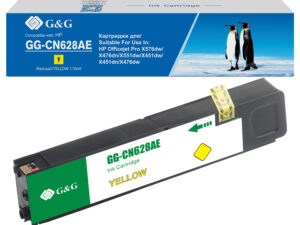 Совместимый струйный картридж G&G GG-CN628AE для HP OfficeJet Pro X451DW, OfficeJet Pro X476DW, OfficeJet Pro X551DW, OfficeJet Pro X576DW, и др.