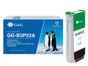 Совместимый струйный картридж G&G GG-B3P22A для HP DesignJet T920, DesignJet T1500, DesignJet T930, DesignJet T2500, и др.