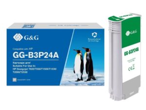 Совместимый струйный картридж G&G GG-B3P24A для HP DesignJet T920, DesignJet T1500, DesignJet T930, DesignJet T2500, и др.