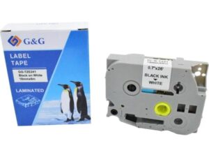 Совместимый ленточный картридж G&G GG-TZE241 для Brother PT18R, PT18RZ, PT300, PT-300B, и др.